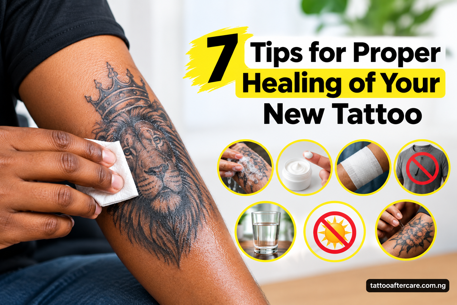 7 Tips for Proper Healing of Your New Tattoo